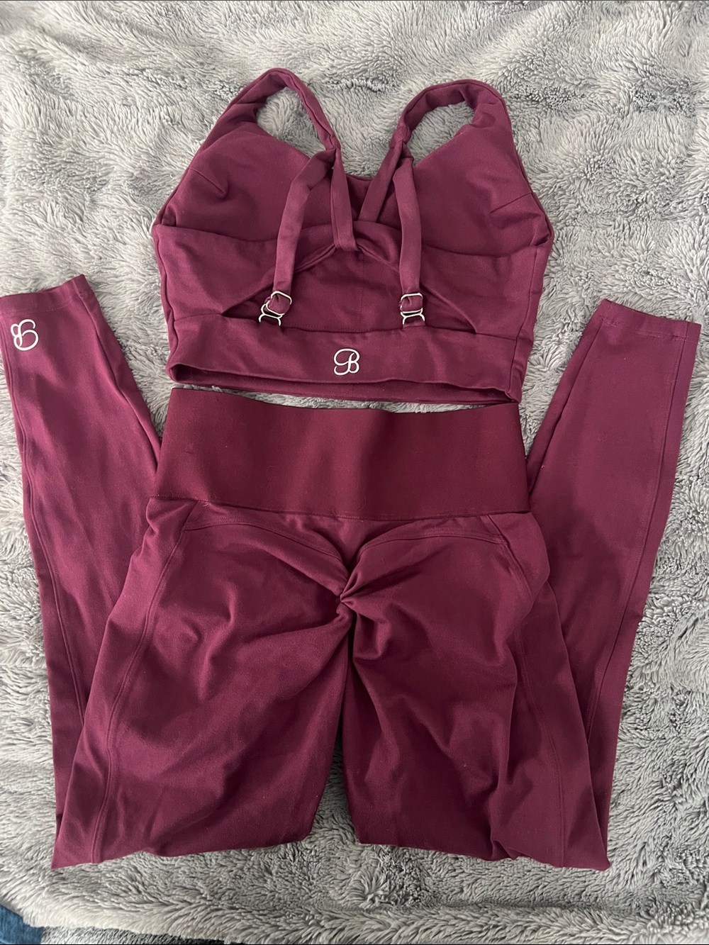 Bombshell Sportswear Sports bra and matching leggings both Small - Picture 2 of 4